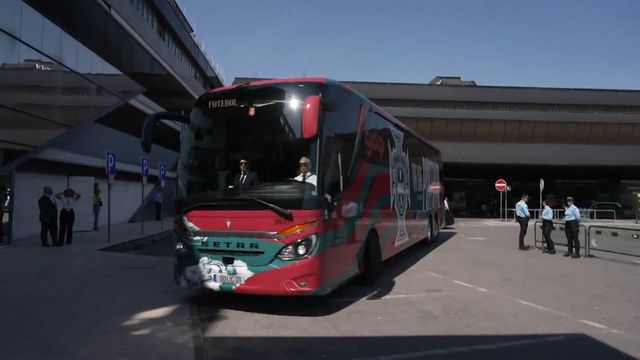 Partida da Seleção Nacional rumo ao México