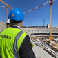 Joan Laporta visita obras do Camp Nou