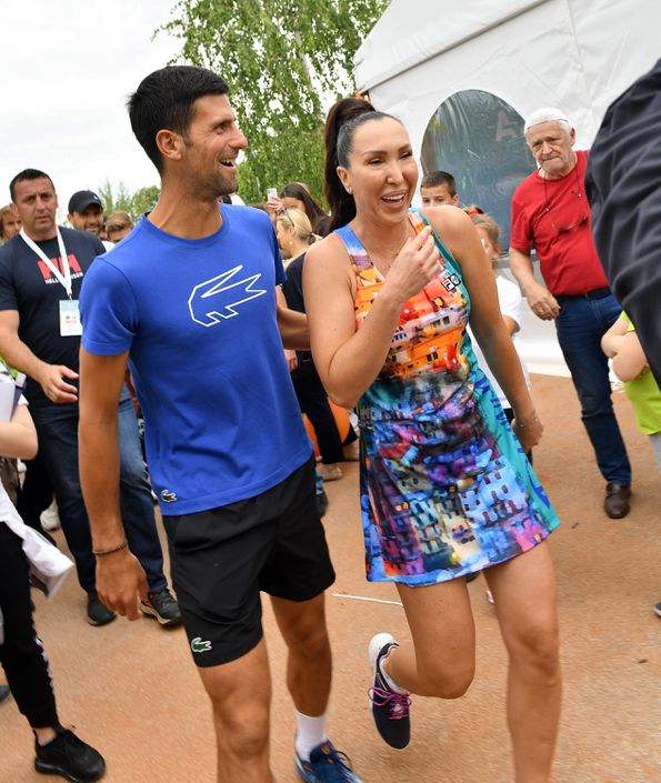 Djokovic e Janković num evento em que apareceram juntos