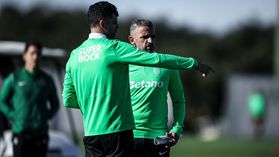 Sporting: treino só com um jovem