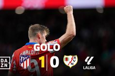 Cabeçada de Sorloth devolve sorriso ao Atlético Madrid (vídeo)