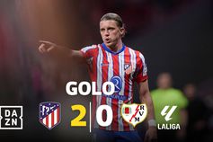 Gallagher 'à ponta de lança' alarga vantagem do Atlético (vídeo)