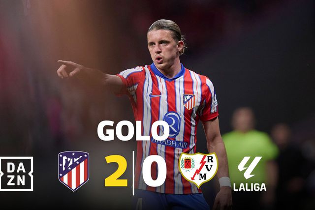 Gallagher 'à ponta de lança' alarga vantagem do Atlético (vídeo)