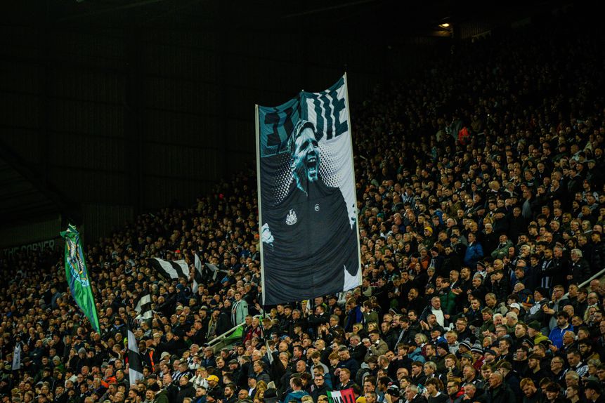 Imagem de Eddie Howe durante o Newcastle-Crystal Palace, a 16 de março de 2025