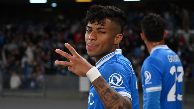 Alisson Santos marcou o seu terceiro golo pelo Nápoles