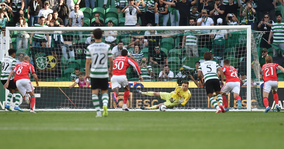 Benfica: não há como Trubin nos penáltis (veja todas as defesas)