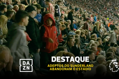 Adeptos do Sunderland não aguentam humilhação e saem do estádio
