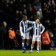 West Brom a festejar a vitória frente ao Watford