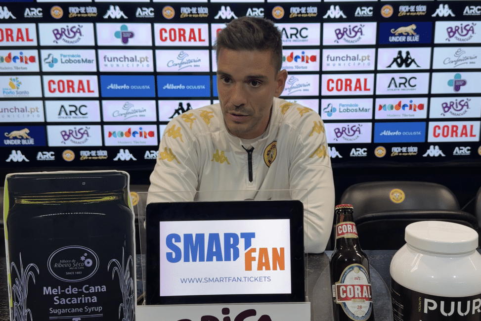 Tiago Margarido satisfeito com o rendimento da equipa. -Foto: CD NACIONAL