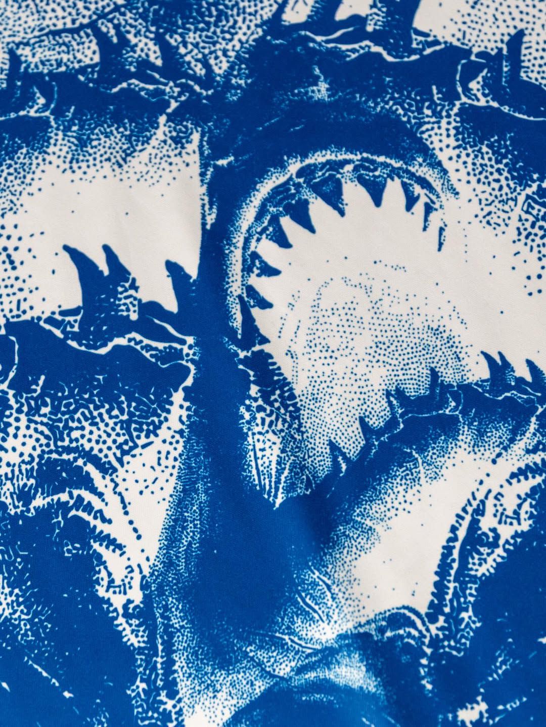 Camisola de aquecimento de Cabo Verde para o Mundial 2026 faz alusão à alcunha 'tubarões azuis'- foto: CapelliSport