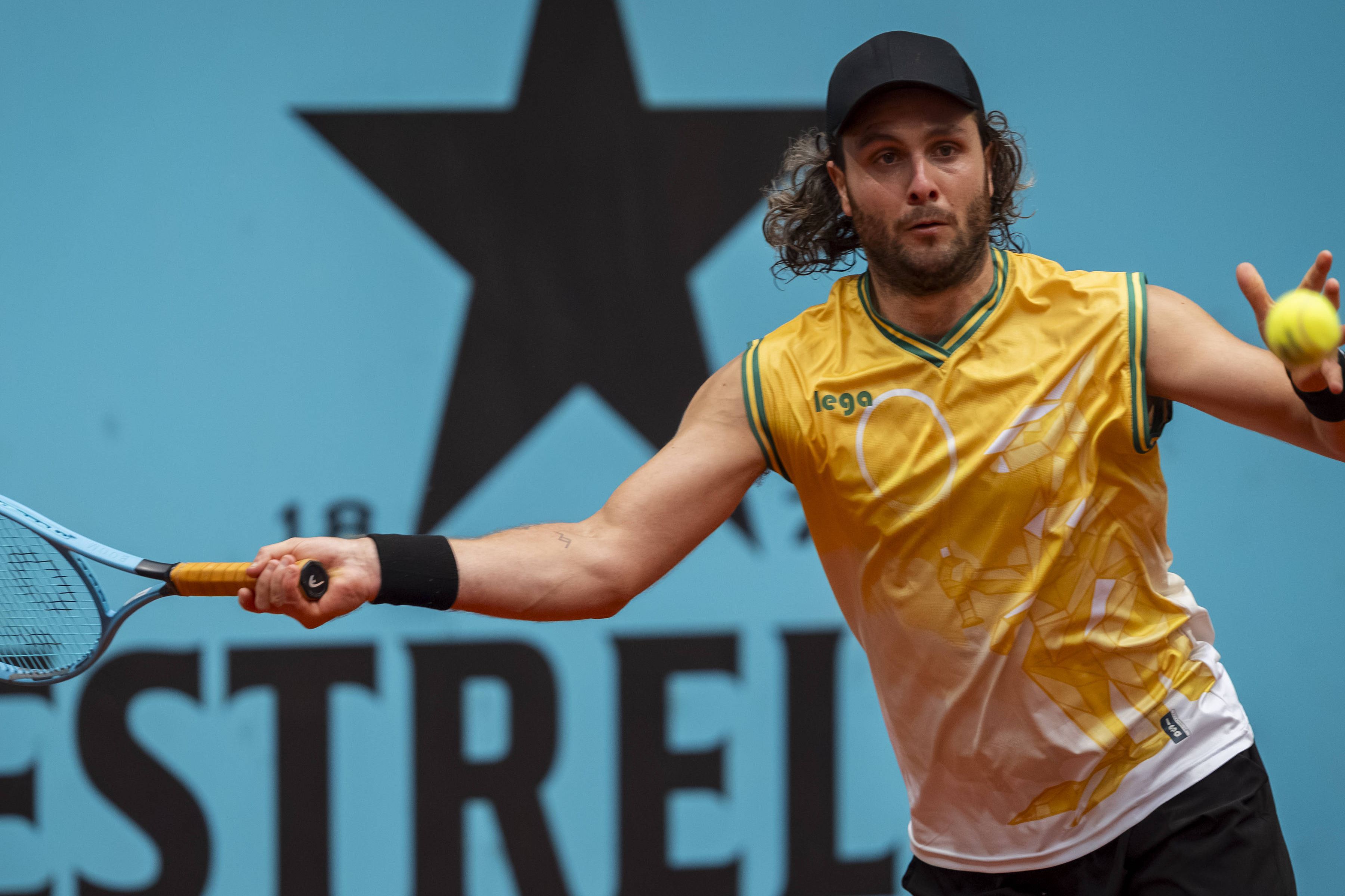 Trungelliti, o tenista que denunciou a máfia das apostas, foi insultado em Madrid. IMAGO