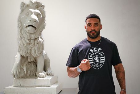 'Tank' quer fazer história no boxe português, já no final do próximo mês. Foto Sporting