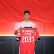 José Neto renovou pelo Benfica até 2031, dias depois de completar 18 anos - Foto: Benfica