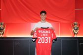 José Neto renovou pelo Benfica até 2031, dias depois de completar 18 anos - Foto: Benfica