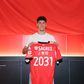 José Neto renovou pelo Benfica até 2031, dias depois de completar 18 anos - Foto: Benfica