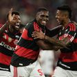 Festa dos jogadores do Flamengo frente ao Vitória (IMAGO)