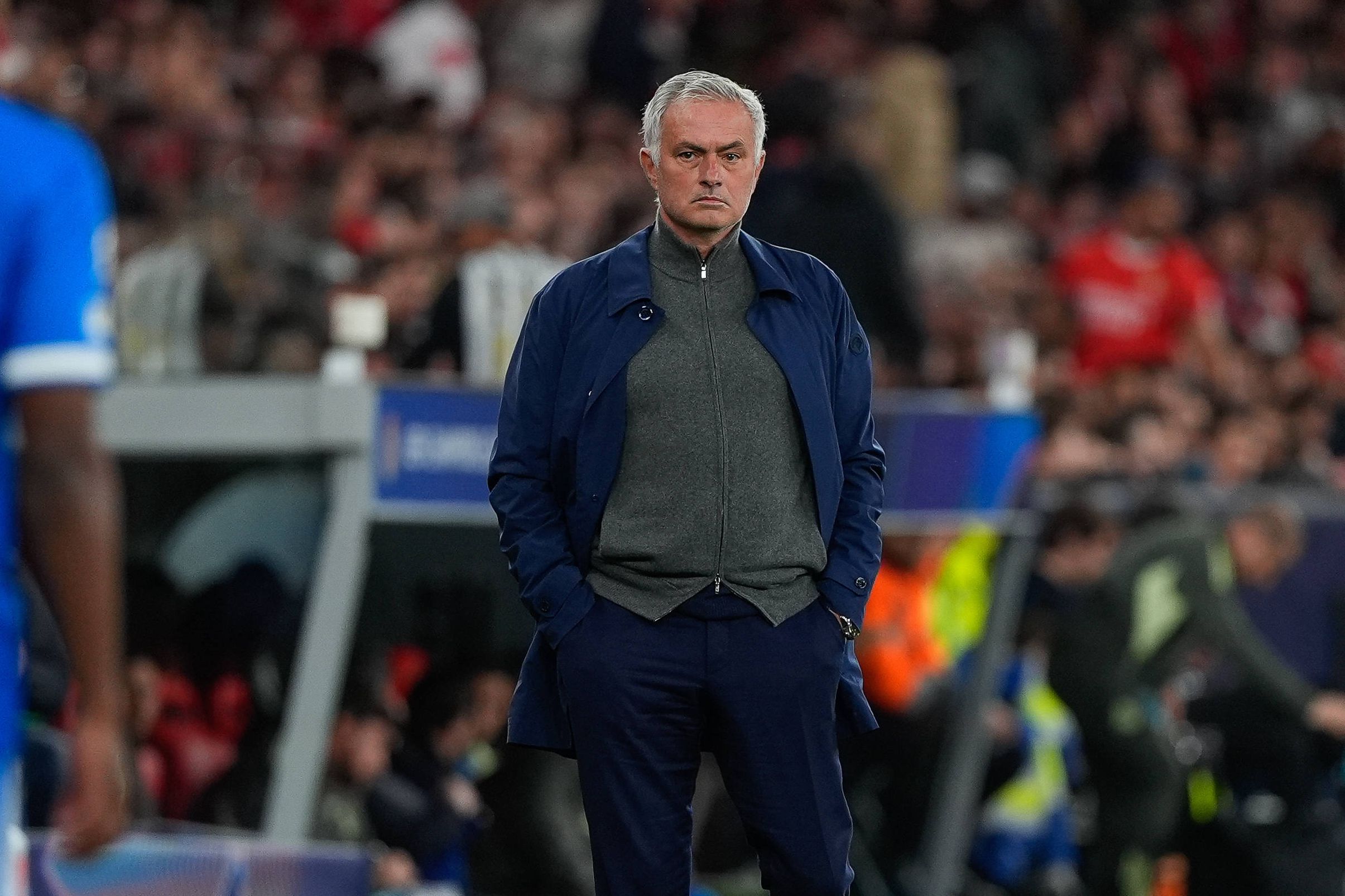 José Mourinho, treinador do Benfica, a defrontar o Real Madrid na Champions