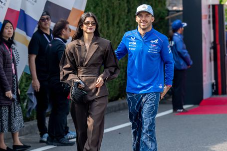 A portuguesa Kika Cerqueira Gomes é presença assídua no paddock com Gasly. IMAGO