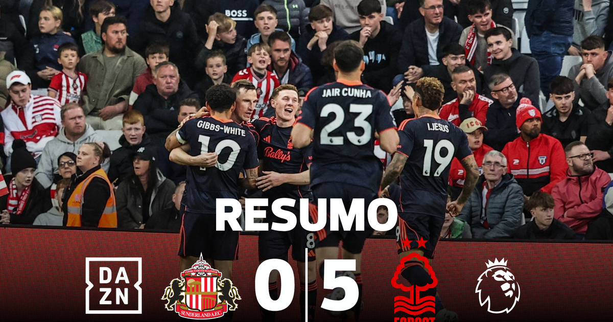 Mão cheia do Forest em Sunderland... e a manutenção está muito mais perto (resumo)