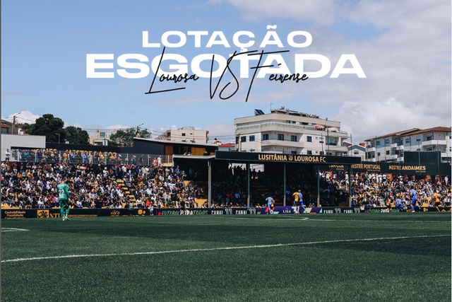 Lourosa anuncia lotação esgotada para receção ao Feirense