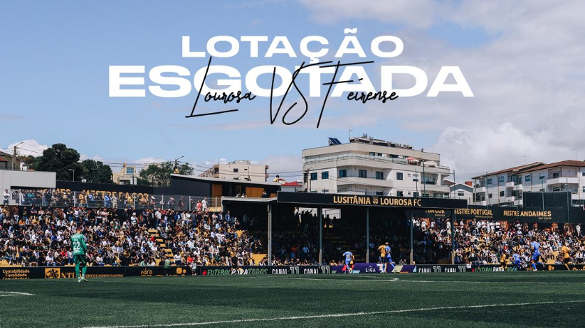 Lourosa anuncia lotação esgotada para receção ao Feirense