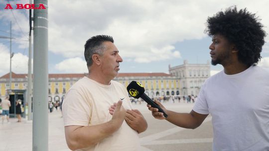 Antes da final da Taça fomos para a rua testar conhecimentos