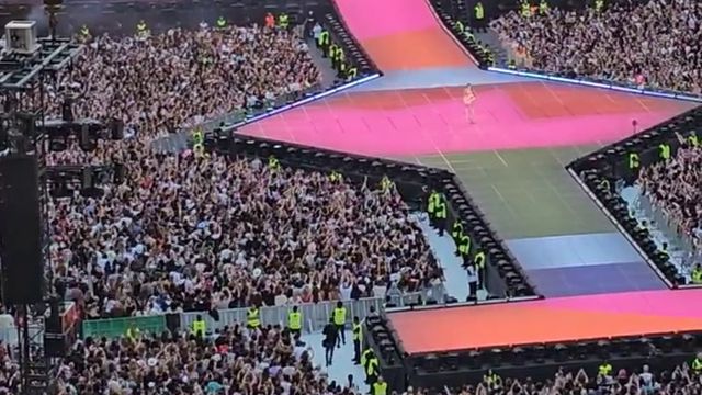 Taylor Swift abre concerto no Estádio da Luz a 'arranhar' português