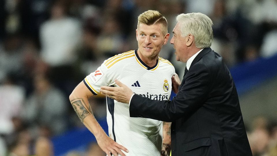 Ancelotti e o fim de carreira de Kroos: «Tens de ter coragem para o fazer»