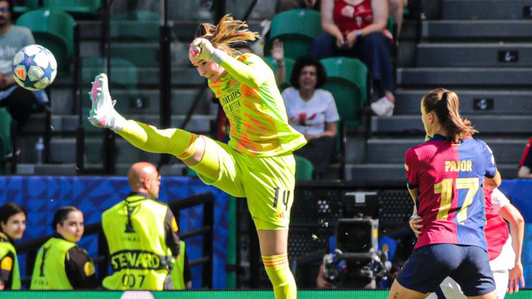 Final da Champions feminina: Arsenal obriga Cata Coll a voar 