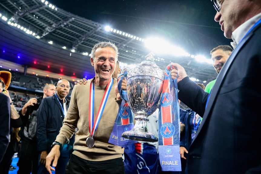 Luis Enrique conquistou o 15.º título da carreira (FOTO IMAGO)