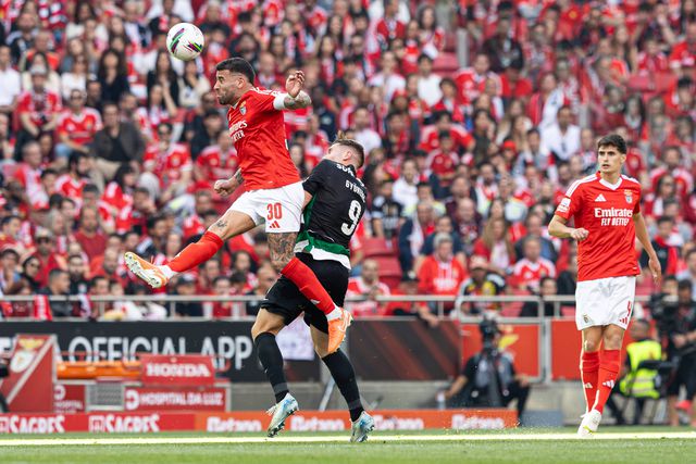 Otamendi e Gyokeres no recente Benfica-Sporting — este domingo, no Jamor, há mais...