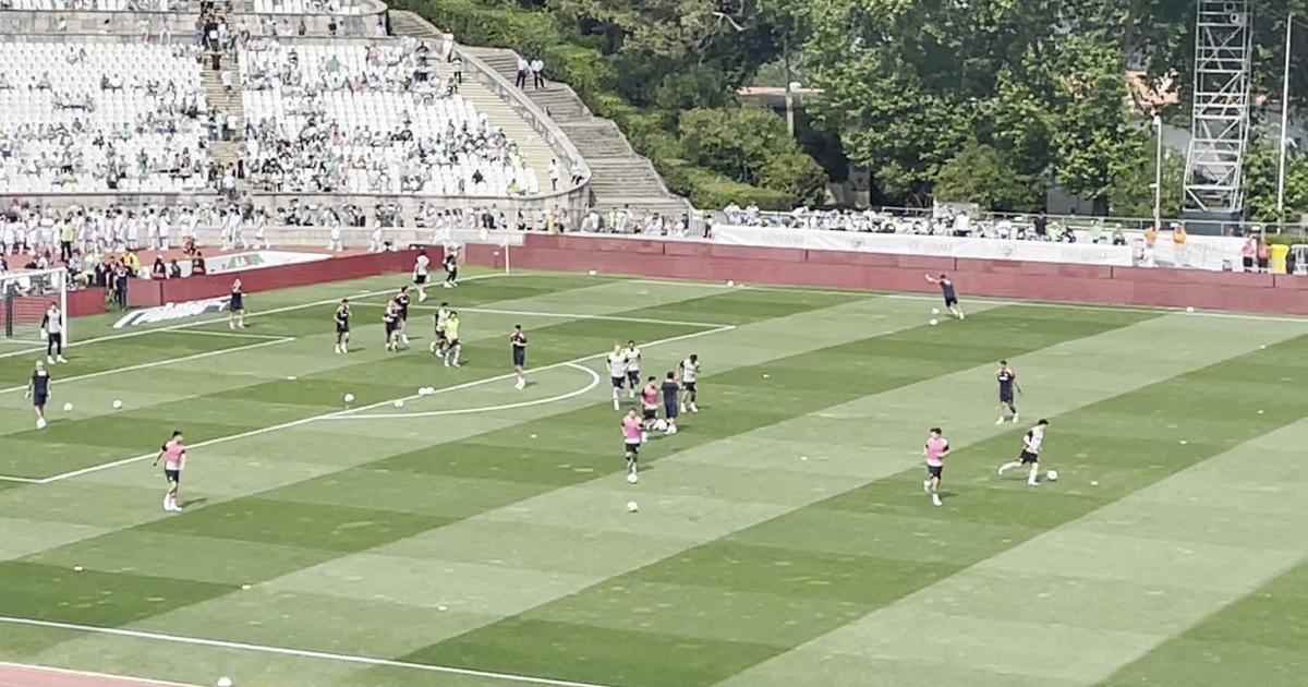 Sporting entra para aquecimento