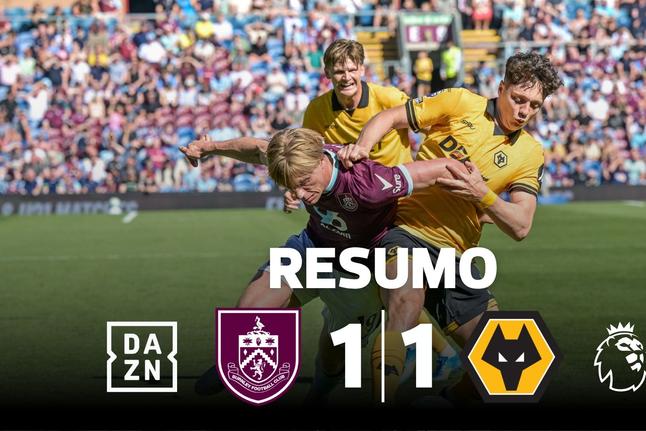 Wolves não conseguem atirar Burnley para o último lugar (resumo)