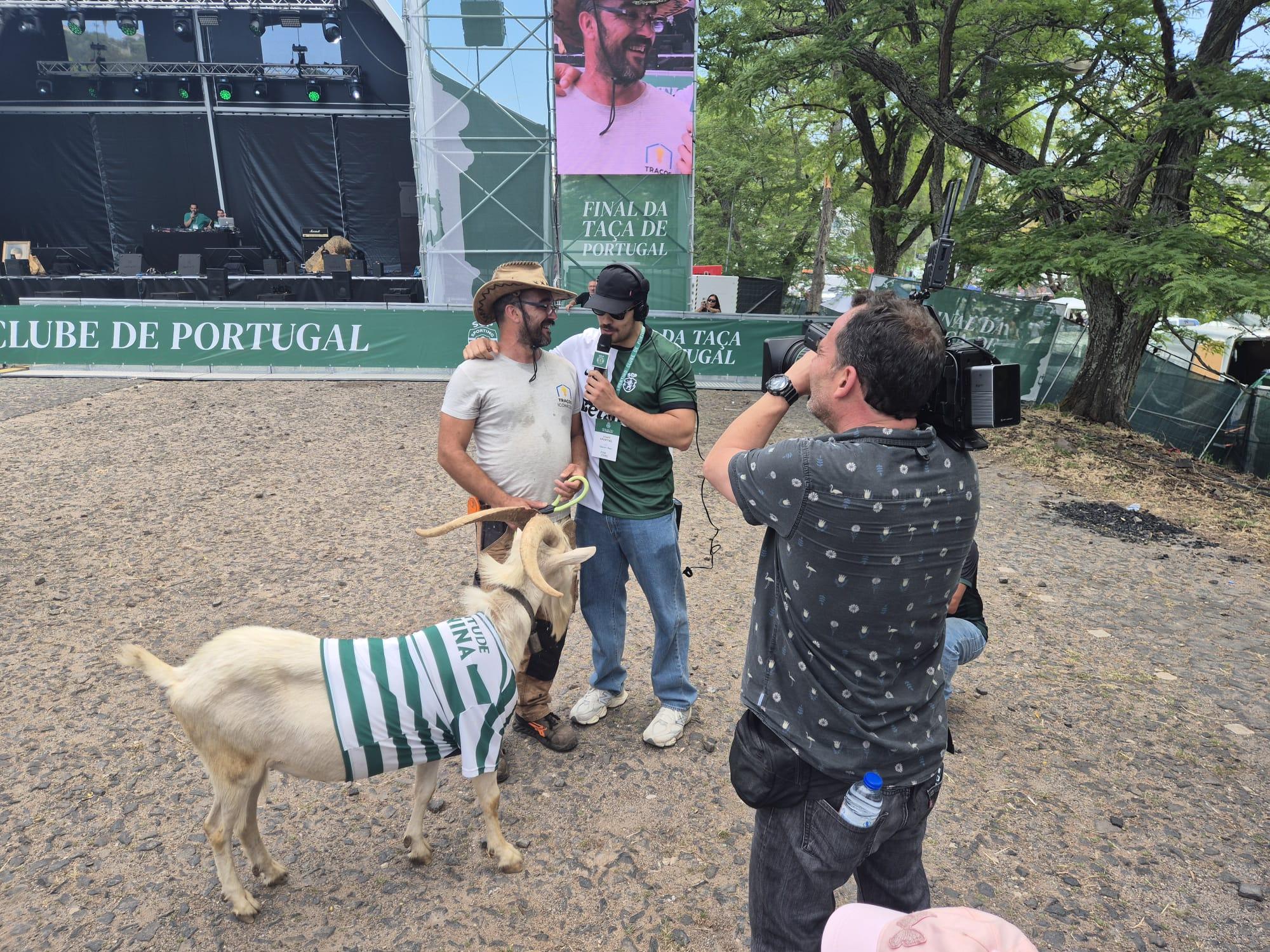 O Jamor já está em festa para o Sporting-Torreense da final da Taça - Foto: D.R.