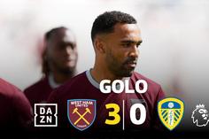 Callum Wilson fez o terceiro para o West Ham, mas foram poucos os que celebraram