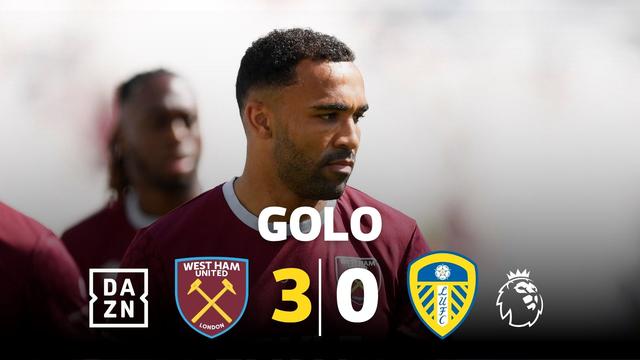 Callum Wilson fez o terceiro para o West Ham, mas foram poucos os que celebraram