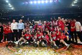 Festa do Olympiakos em Atenas      Fotografia Imago
