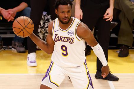 Bronny está há duas épocas na NBA    Fotografia Imago