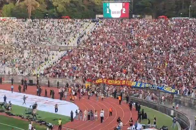 Festa do Torreense após a conquista da Taça de Portugal