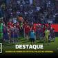 O campeão Arsenal teve direito a guarda de honra do Crystal Palace