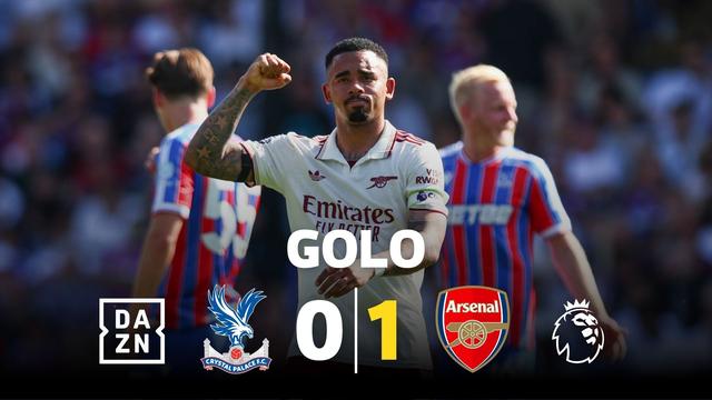 Gabriel Jesus faz o primeiro golo do Arsenal como campeão