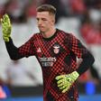 Trubin, guarda-redes ucraniano do Benfica (foto: Miguel Nunes)
