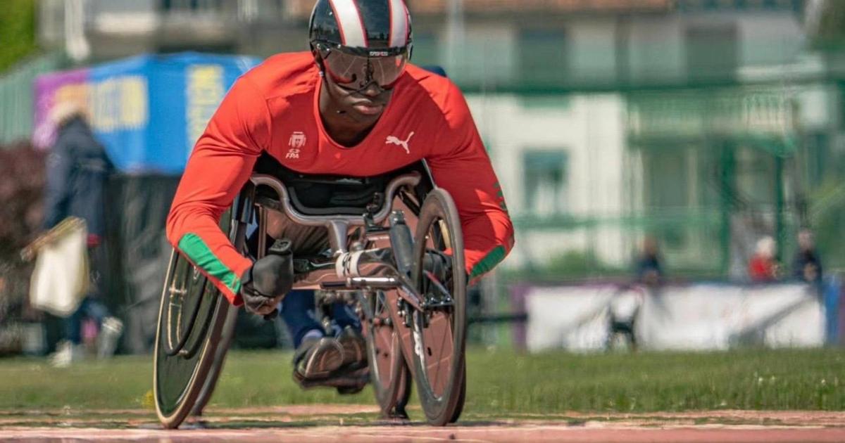 Mamudo Baldé bate recorde europeu nos 100 metros em cadeira de rodas