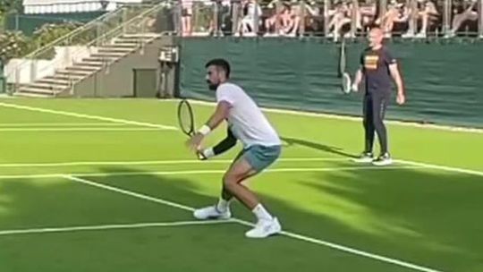 Djokovic «a dar tudo» para estar em Wimbledon