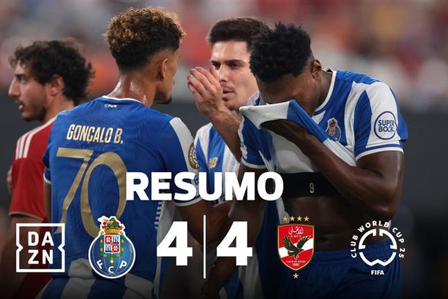 Montanha-russa de emoções e adeus do FC Porto ao Mundial de Clubes (resumo)