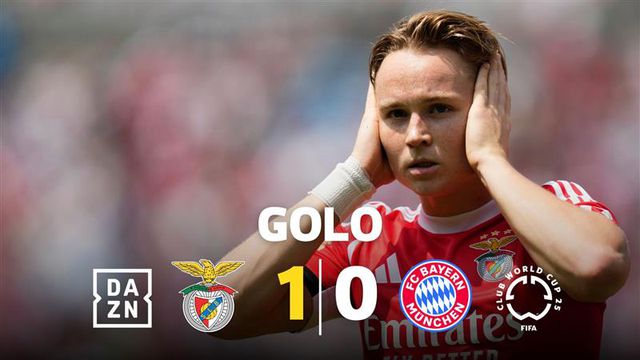 Schjelderup abre marcador após excelente jogada do Benfica