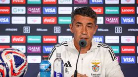 Treinador do Benfica deixa recado a Carreras e ao Real Madrid