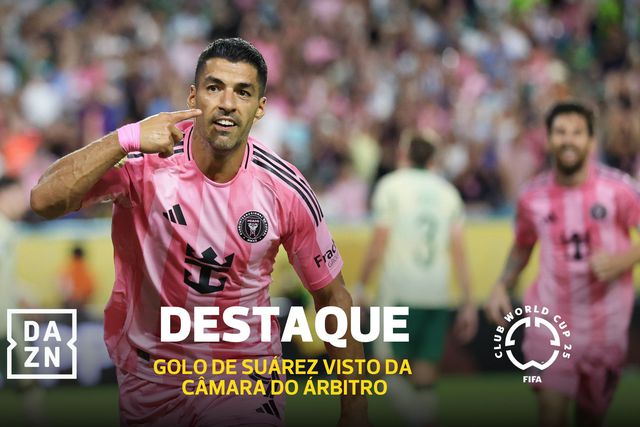 Imparável: o golo de Suárez visto da câmara do árbitro (vídeo)