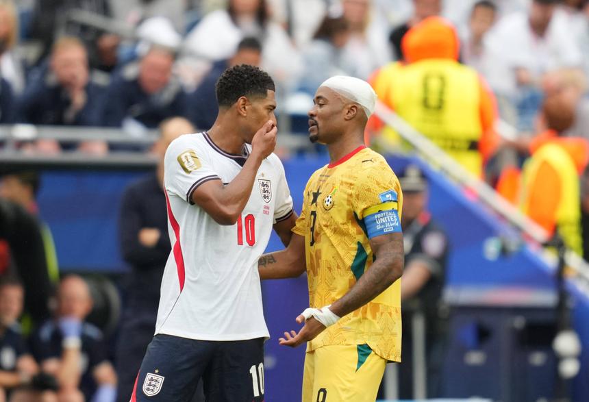 Bellingham e Jordan Ayew