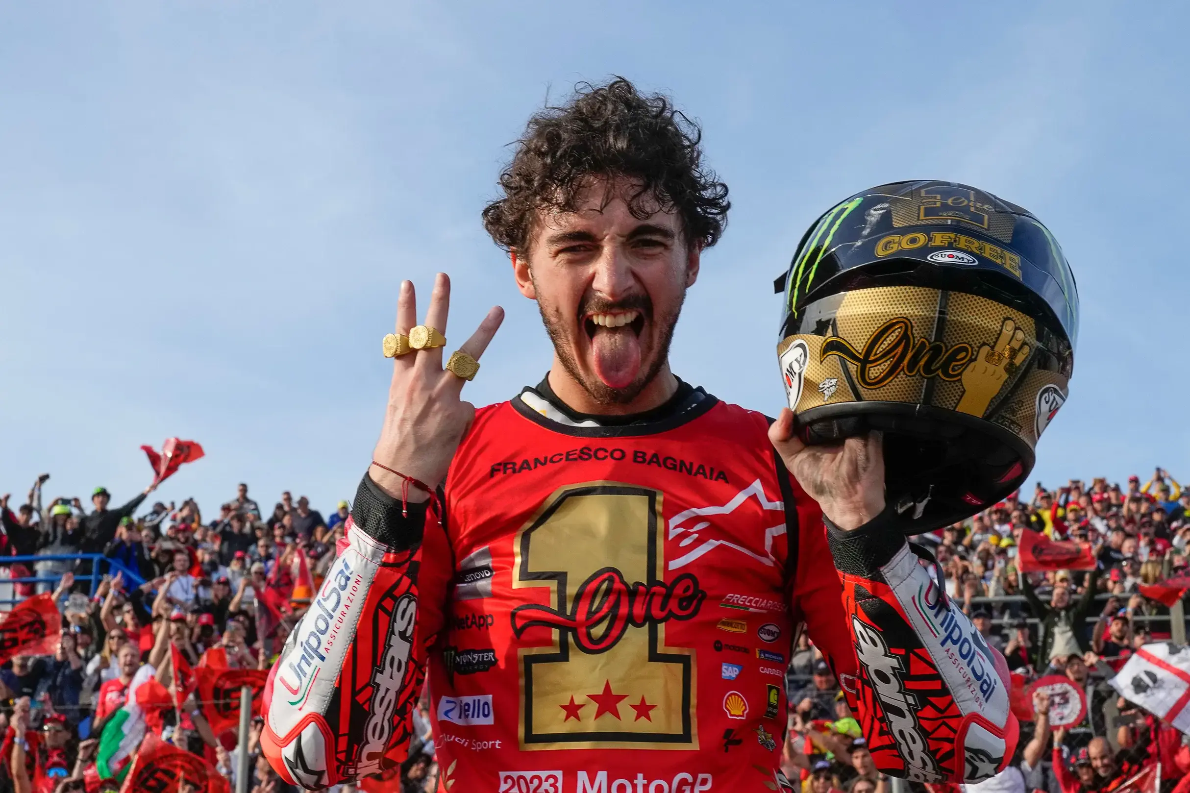 O italiano Pecco Bagnaia vai trocar a Ducati pela Aprilia. Foto MotoGP